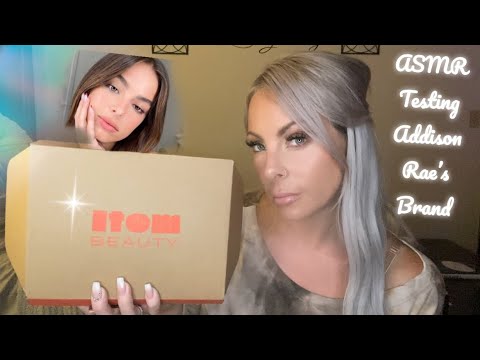 ASMR | GRWM Trying Addison Rae’s Makeup Brand..Trash? Or Worth Your Cash? | Trying New Makeup 💄