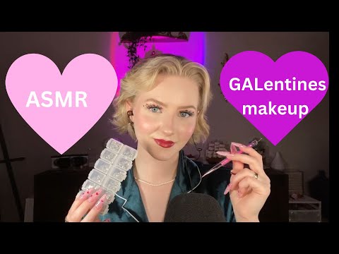 DOING YOUR GALENTINES MAKEUP 💄💕| ASMR | PERSONAL ATTENTION