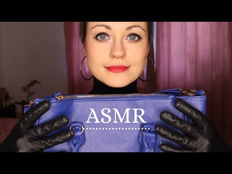 [ASMR] Leather Sounds ~ Gloves and Bags ~ No Talking ~ Lederhandschuhe