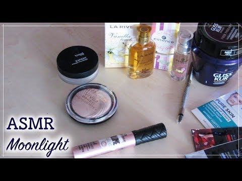 ASMR Beauty Haul - Tapping, Scratching, Swatches, Lid Sounds (No Talking)