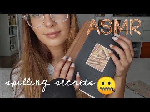 ASMR | Exposing My Secrets 🤫 (Reading you my Diary) Whispered + Page Turning