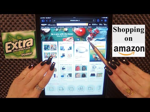 ASMR Gum Chewing Online Shopping on iPad | Amazon | Tingly Whisper