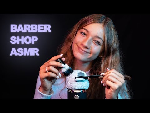 ASMR - BRUSHING, CUTTING & SHAVING YOUR HAIR! (Relaxing mic sounds)