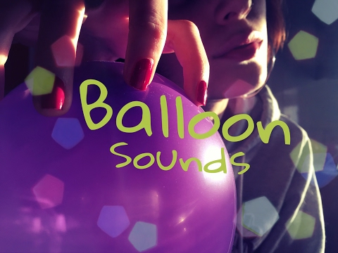 ASMR ❤ ITA Balloons 🎈 BLOWING, Scratching & STICKY Fingers