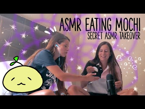 ASMR MOCHI EATING - Channel Takeover by Secret ASMR