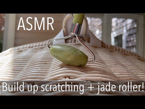 ASMR | Build up scratching + jade roller for 100% tingles ✨