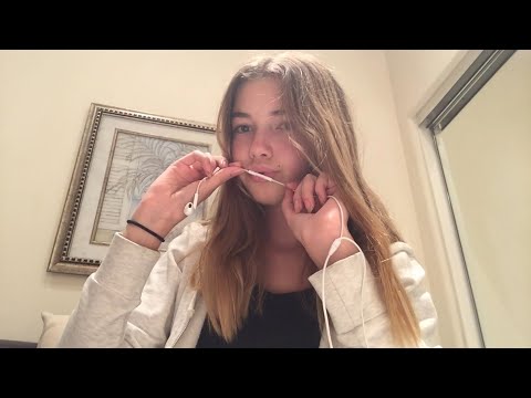ASMR mic nibbling (mouth sounds)