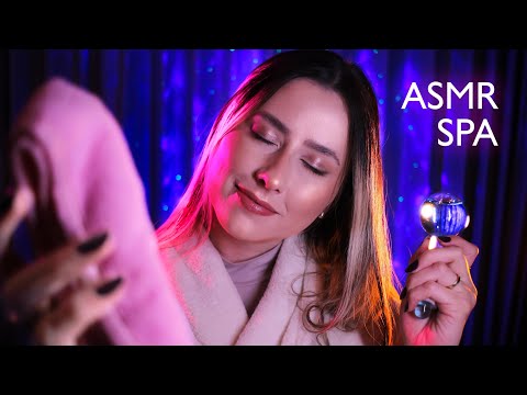 ASMR SPA ✨ taking care of you before sleep, whispers, visual triggers, and skincare routine