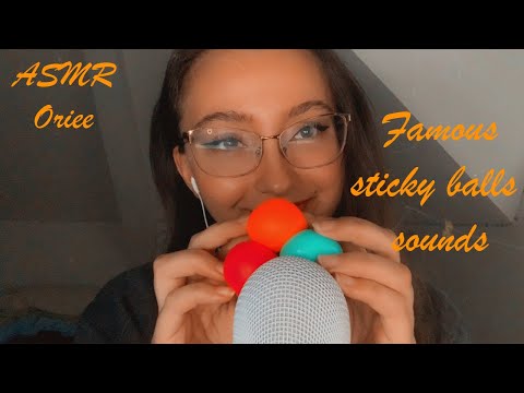 ASMR | Famous sticky balls sounds 👀⚽