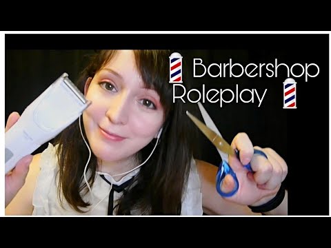 ⭐ASMR Barbershop Roleplay (#LayeredSounds)💈Haircut and Shave, Massage,Soft Spoken,Personal Attention