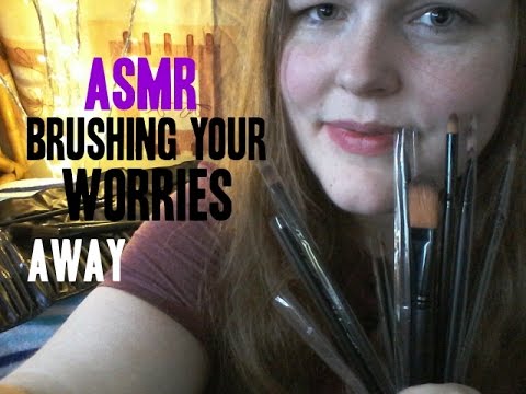 ASMR | Brushing All Your Worries Away | ★Whispering★