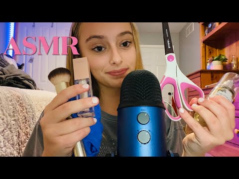 ASMR | Doing 10 Triggers in 10 minutes!!! (trying out my new mic for the first time)