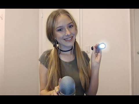 ASMR Checking Your Eyes With a Flashlight | Up-Close Whispers  ♥