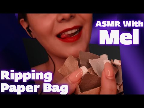 ASMR With Mel | Aggressive Ripping Paper Bag (no talking)
