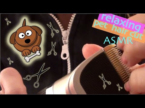 Relaxing asmr pet groom role play. scissors.comb.*raw* relax