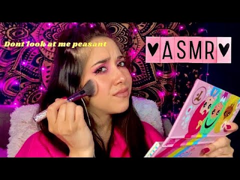 ASMR Mean Girl does your makeup |  asmr roleplay