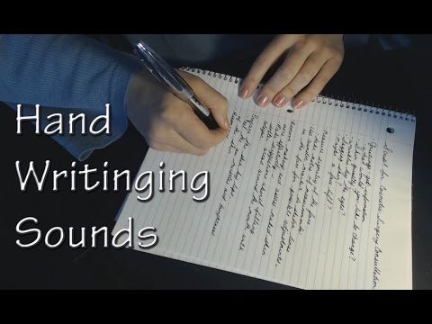ASMR Hand Writing Sounds - No Talking