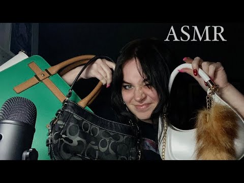 ASMR Bag Collection! 👜 Whispers, Fabric Tapping, Scratching