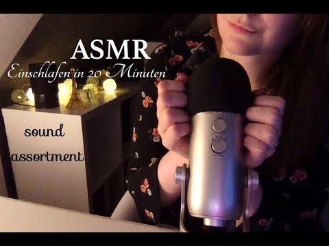 ASMR 💫 EINSCHLAFEN in 20 Minuten - sound assortment in german/deutsch