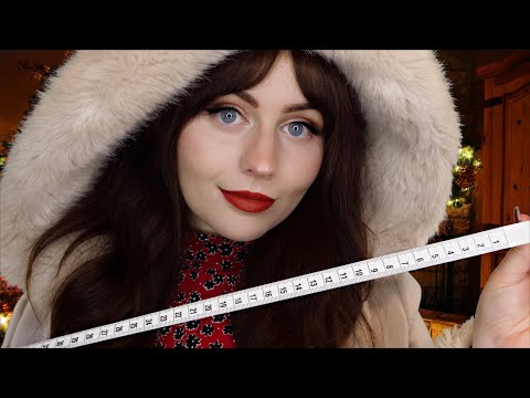 [ASMR] Sassy Mrs Claus Updates your look ❄️ -Beard Trimming, Measuring, Personal Attention