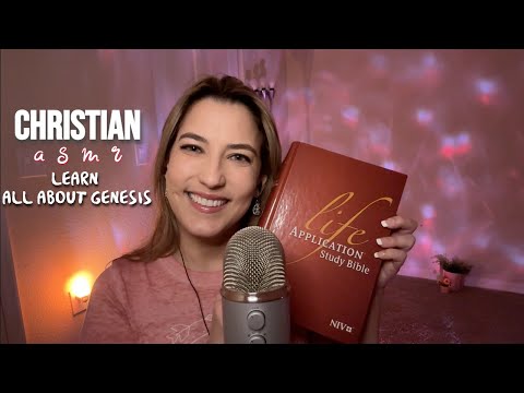 Christian Asmr 🌱 Origin of Genesis | Crinkly Whisper Reading with Life Application Study Bible