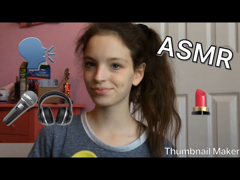 ASMR random triggers|lip glosses, tapping, etc