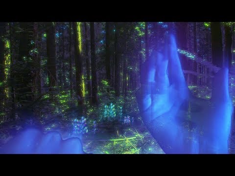 ⋄ Forest of spirits 5 [ASMR] Fantasy, Glowing & Surreal Forest ⋄ Relaxing Nature