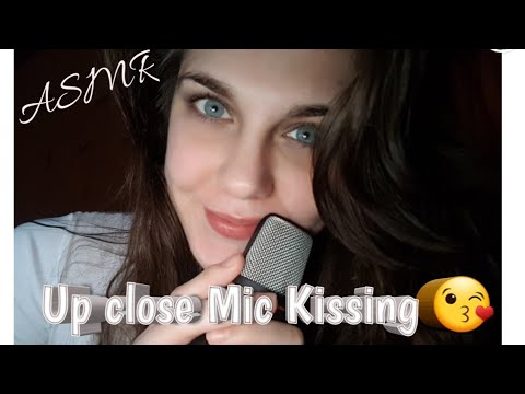 ASMR || Up close Mic Kissing || For sleep and relaxation 😴