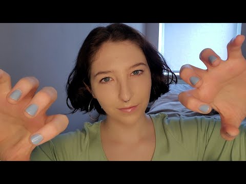 ASMR scratching away negative vibes | guided breathing & body relaxation | lofi