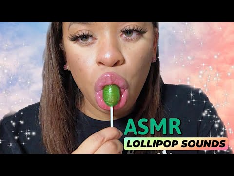Asmr Lollipop Sucking 🍭 | Big Lips Mouth Sounds