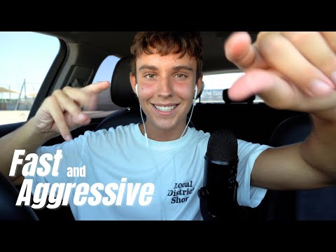 FAST and AGGRESSIVE ASMR but i don't stop talking 😅