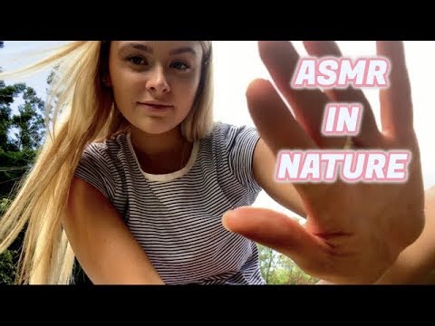 ASMR in Nature🌿 {Tapping, Scratching, Hand Movements Etc.}