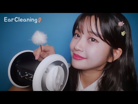 오직! 솜털 귀파기 ASMR👂 / Fluffy EarCleaning, 노토킹 귀청소