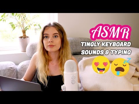 ASMR [Tingly!] Hang Out While I’m Writing ❤ (keyboard sounds + typing & ear-to-ear whispering)