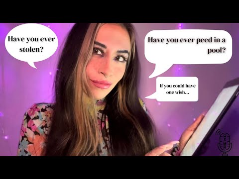 ASMR WLW - Obsessed girl asks you personal questions rp (iPad tapping, personal attention, whispers)