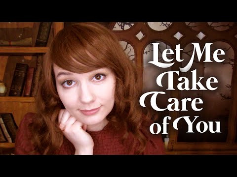 ASMR Let Me Take Care of You Roleplay (In a Rainstorm!) Head Scratch, Hair Brush, Singing, Inaudible