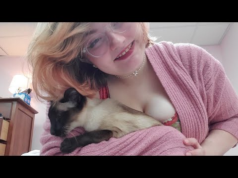 ASMR Pampering and Whisper Rambling About my Cat 😸🐾❤