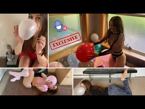 Patreon Exclusive May Content ASMR bubble gum, scratching, mouth sounds , balloons