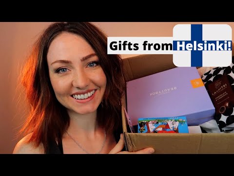ASMR - Unboxing Gifts From Helsinki!