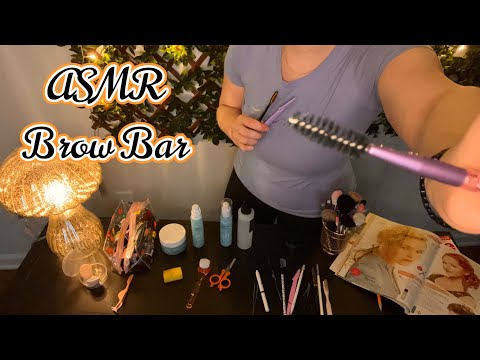 ASMR Brow Bar (realistic sounds)