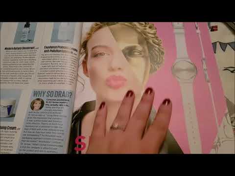 📗 #Asmr Whispering & Looking through Cosmo Magazine ! *viewers request*