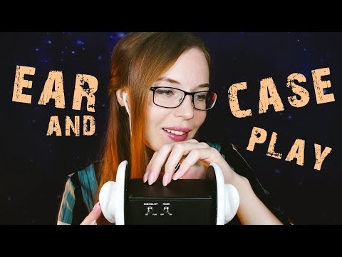 ASMR Ear Tickle and 3Dio Case Scratching - Trigger Words + Brain Massage