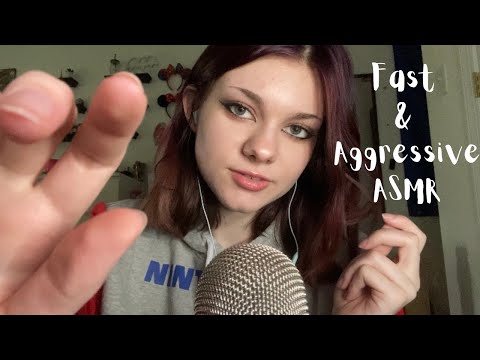 ASMR | Fast & Aggressive Hand Sounds & Hand Movements 👏🏻 “Focus” “Pay Attention”