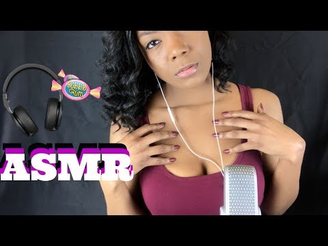 ASMR Gum Chewing and Light Skin Scratching