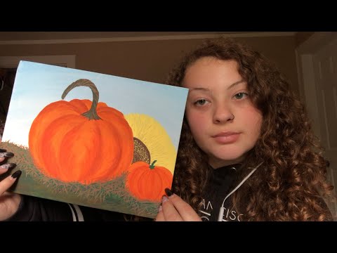ASMR Spooky Questions Tag + Tapping On A Painting ♡ (Whispered)