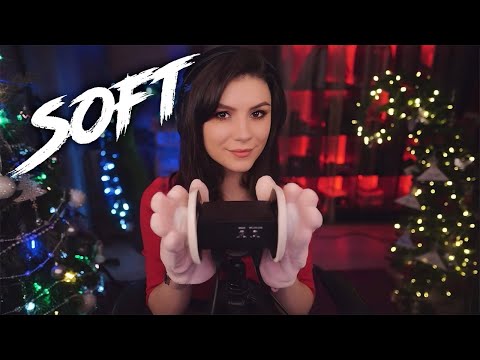 ASMR Soft Ear Massage, Fluffy Gloves💎 No Talking, 3 Dio