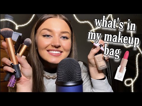 ASMR | WHATS IN MY MAKEUP BAG