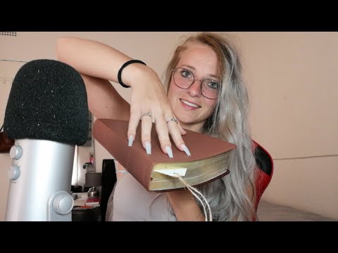 ~ASMR~ Old School Tapping & Scratching You to SLEEP (subtle whispering)