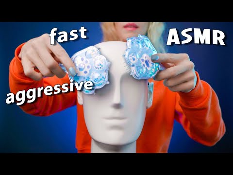 ASMR Fast Aggressive 3D Immersive Tingly Random Triggers ASMR
