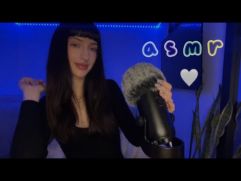 Relax with me ♡ asmr (mouth sounds, fluffy mic scratching, visuals and chaos)